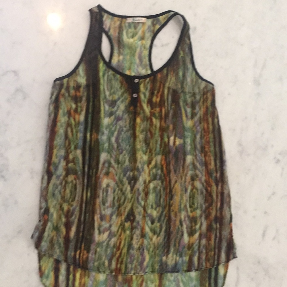 Sheer racer back tank - Freebird size S